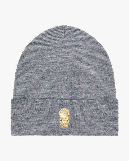 Queen Idia Grey Beanie