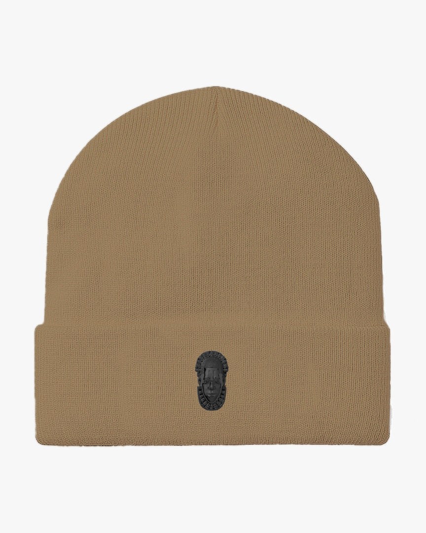 Queen Idia Khaki Beanie